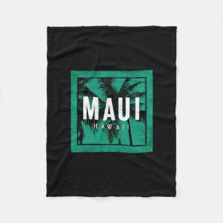 Cobertor De Velo Maui Havaí Férias Tropicais Lembrança Árvore Palme