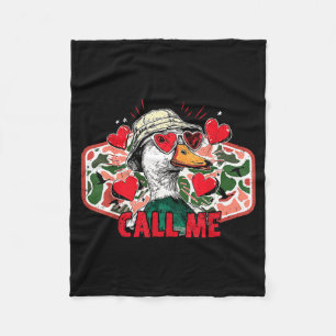 Cobertor De Velo Me Chame de Pato-real Camuflagem Caça Caçador Dia
