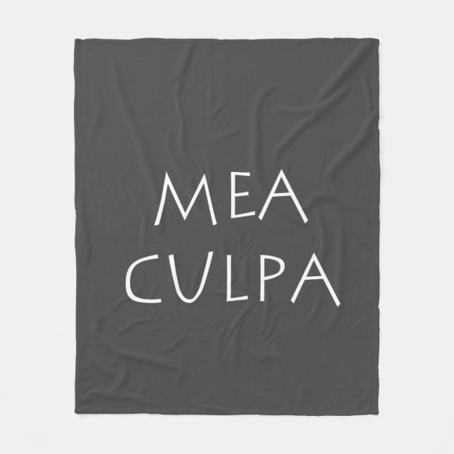 Cobertor De Velo Mea culpa (Frente)