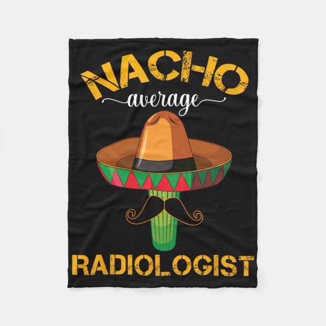 Cobertor De Velo Média Radiologista Média Nacho Radiologista Radiol (Frente)