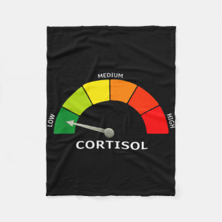 Cobertor De Velo Medidor de cortisol baixo engraçado biologia psico