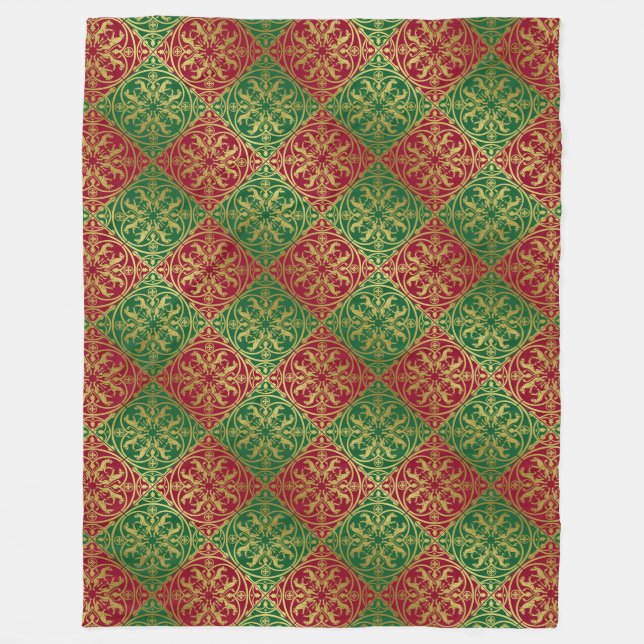 Cobertor De Velo Medieval Renaisance Herald Lion Leopard Metálico (Frente)