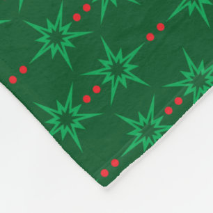 Cobertor De Velo Médio Mod Garland Green Fleece Blanket (3 Tamanhos