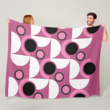 Médio Século moderno cor-de-rosa, preto e cinza