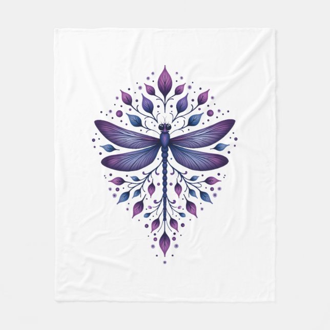 Cobertor De Velo Meditation Geometria Fractal Espiritual Yoga Libél (Frente)