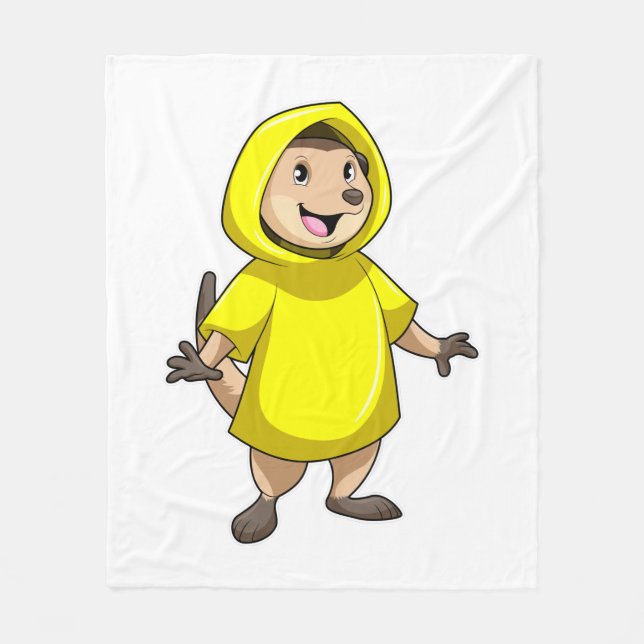 Cobertor De Velo Meerkat com Raincoat (Frente)