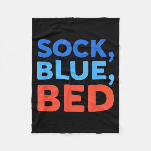 Cobertor De Velo Meia Azul Cama Meme Engraçado