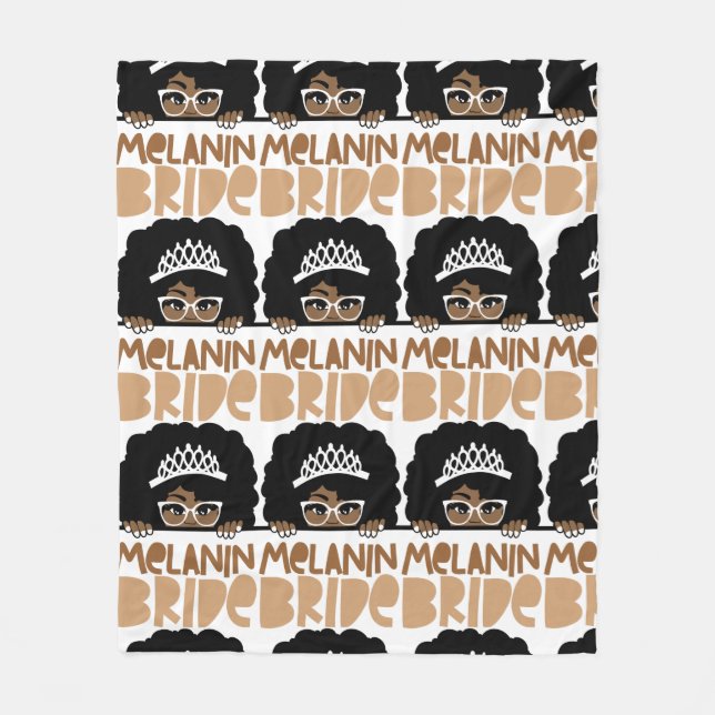 Cobertor De Velo Melanin Bride Blanket (Frente)