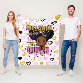 Cobertor De Velo Melanin Princess Training To Be Queen Lilibet Gift