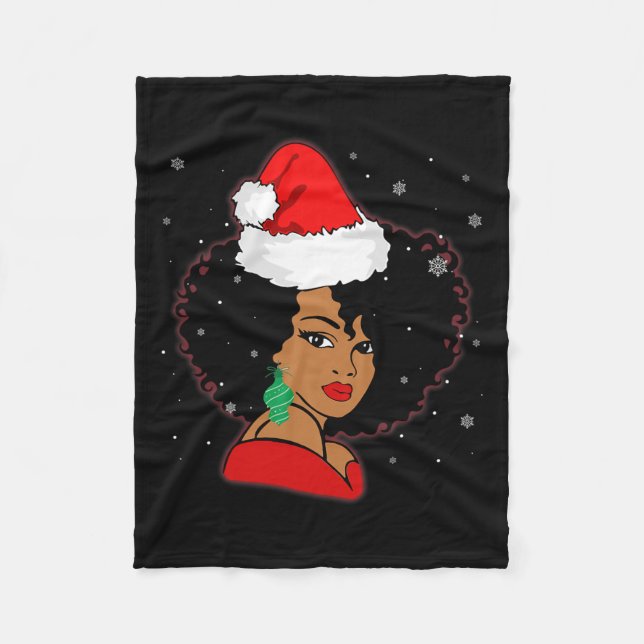 Cobertor De Velo Melanina americana negra (Frente)