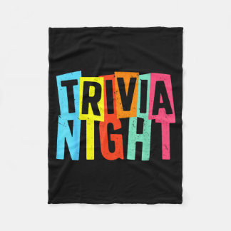 Cobertor De Velo Melhor Arte de Noite de Trivia para Homens Mulhere