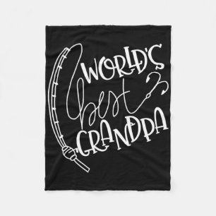 Cobertor De Velo Melhor Avô Pescador do Mundo Masculino