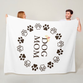 Cobertor De Velo Melhor Cachorro Mãe 60x80 Folha