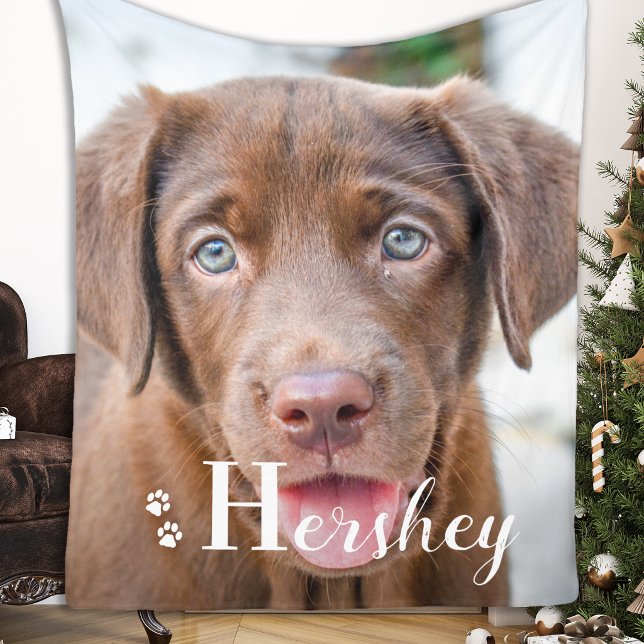 Cobertor De Velo Melhor Cão Personalizado Pet Labrador Foto De Pupp (Criador carregado)