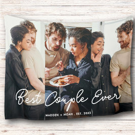 Cobertor De Velo Melhor Colagem de Casais Nunca do Script de Fotogr