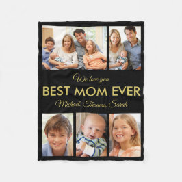 Cobertor De Velo Melhor Colagem de Fotos de Dia de as mães da Mãe