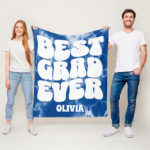 Melhor Formando De Graduação De Tie Dye Azul