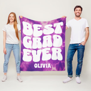 Cobertor De Velo Melhor Formando Personalizado De Tinta Roxa