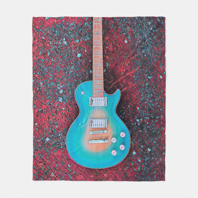 Cobertor De Velo Melhor guitarrista de sempre (Frente)