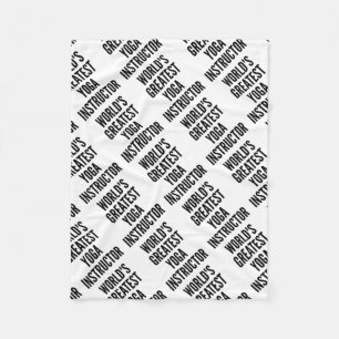 Cobertor De Velo Melhor Instrutor de Ioga do Mundo