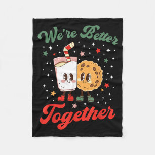 Cobertor De Velo Melhor juntos casal retrô natalino
