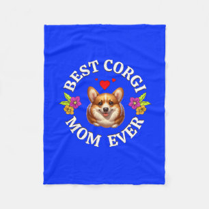 Cobertor De Velo Melhor Mãe de Corgi, Presente para Amantes de Cach