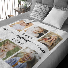 Cobertor De Velo Melhor NaNa nunca - Colagem de Fotos para Netos