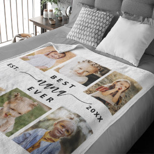 Cobertor De Velo Melhor NaNa nunca - Colagem de Fotos para Netos