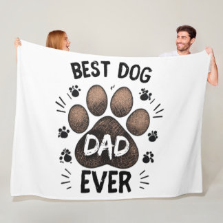 Cobertor De Velo Melhor Pai de Cachorro de Todos os Tempos – Amante