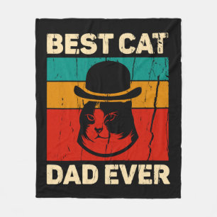 Cobertor De Velo Melhor Pai de Gato do Dia do Pai Presente