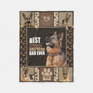 Cobertor De Velo Melhor Pai de German shepherd