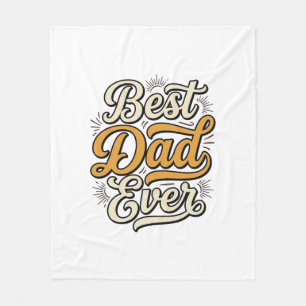 Cobertor De Velo Melhor Pai de Todos os Tempos Camisa com Letras Vi