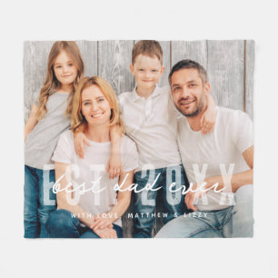 Cobertor De Velo Melhor Pai do Dia de os pais de Fotografia Moderna