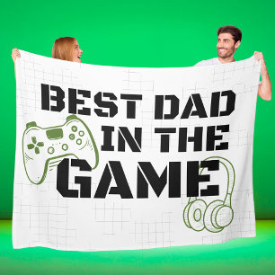 Cobertor De Velo Melhor Pai no Jogo Grande Presente para Jogador