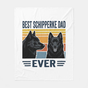 Cobertor De Velo Melhor Pai Schipperke de Todos os Tempos Design Ve