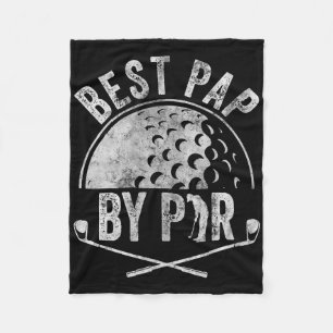 Cobertor De Velo Melhor Papá Pelo Par Camisa Amante de Golfe Presen