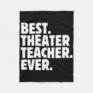 Cobertor De Velo Melhor Professor de Teatro de Todos os Tempos