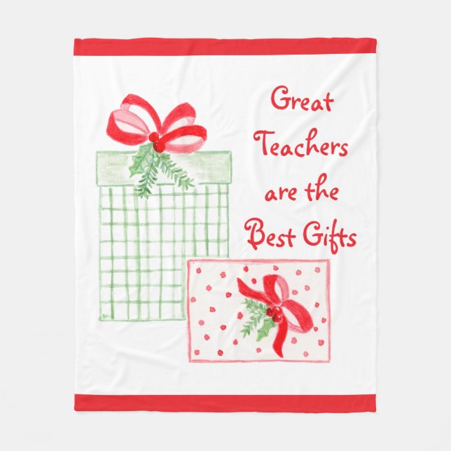 Cobertor De Velo Melhores presentes para professores de férias de a (Frente)