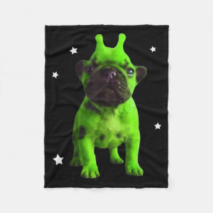 Cobertor De Velo Meme de Cachorro Alienígena Retro Bobo Cachorro Es