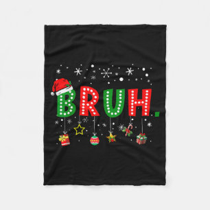 Cobertor De Velo Meme engraçado de Natal, cumprimento de mano, adol