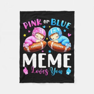 Cobertor De Velo Meme rosa ou azul ama revelação do sexo do bebê fu