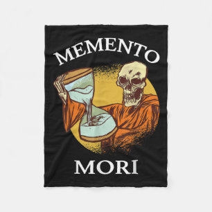 Cobertor De Velo Memento Mori Stoic Latino Stoicismo Filosofia Reme