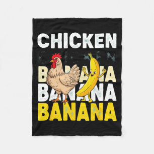 Cobertor De Velo Memeza Dança da Galinha Banana Engraçada Para Cria