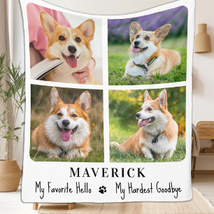 Cobertor De Velo Memória do Cão Memorial Pet Personalizada 4 Foto