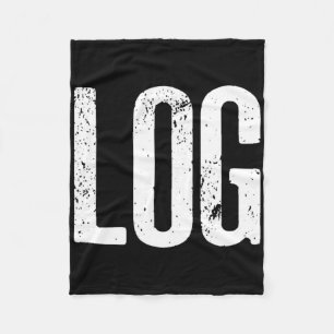 Cobertor De Velo Memória do Log Funny do Halloween Beaver