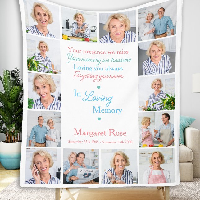 Cobertor De Velo Memorial da Colagem de Fotos Moderna 14 (Criador carregado)