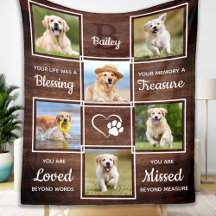 Memorial Rustic Pet Lembrance Foto Única de 6 Cães