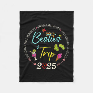 Cobertor De Velo Memórias da Viagem das Amigas 2025 Viagem de Amiga
