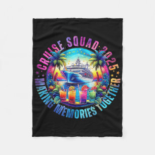 Cobertor De Velo Memórias do Fazer Cruise Squad 2025 Juntas no Verã