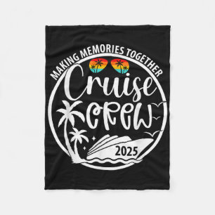 Cobertor De Velo Memórias do Fazer da Cruise Crew 2025 Juntos Summe